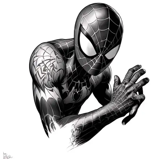 Full sleeve tattoo concept inspired by The Amazing Spider-Man (Andrew Garfield) tattoo design idea