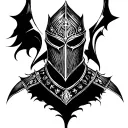 Knight tattoo design idea