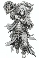 naruto reaper death seal tattoo design idea