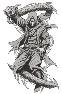 naruto reaper death seal tattoo design idea