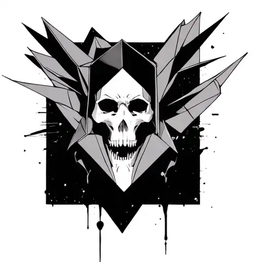 silence hurts, kills, origami,  tattoo design idea