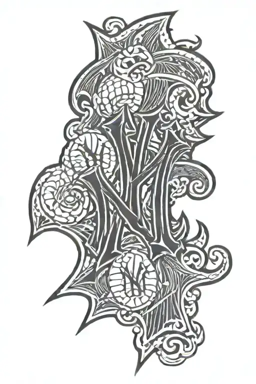 New York Yankees logo tattoo design idea