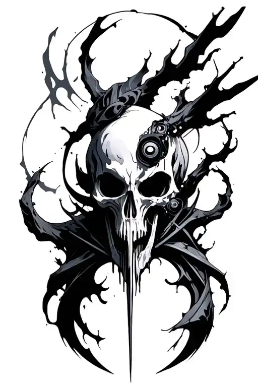 cyber sigilism taking over tattoo design idea