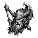 Anglo-Saxon. viking tattoo design idea