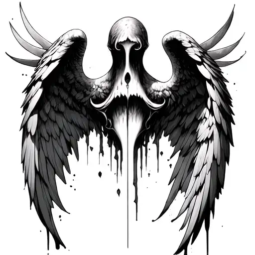 Lucifer's tear plus the fall of Angel tattoo design idea