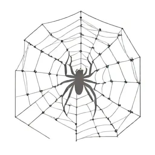 elbow tattoo, simple spider web tattoo design idea