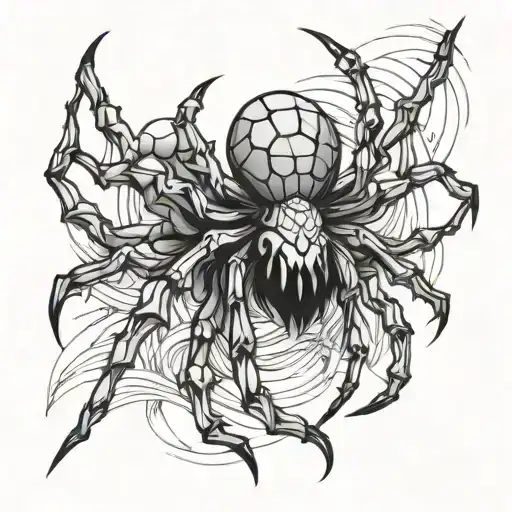 Hisoka Spider 8 with lots tattoo design idea