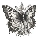 A tattoo representing the evolution of a butterfly symbolizing growth and change tattoo design idea