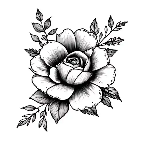 Create tattoo sketches in the style of Jamie Lynn, featuring floral motifs, fine lines, and minimalist details. Include  tattoo design idea