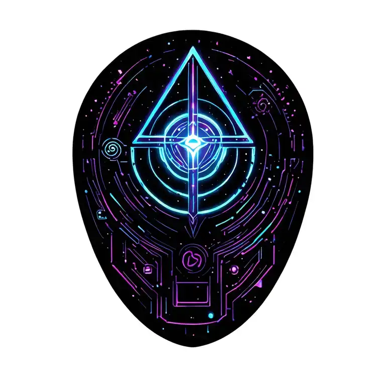 aquarius zodiac sign tattoo design idea