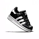 adidas superstar tattoo design idea