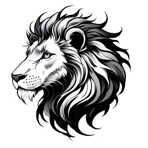 Virgo leo zodiac sign tattoo design idea