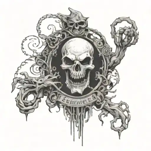 ambition power courage fearless tattoo design idea