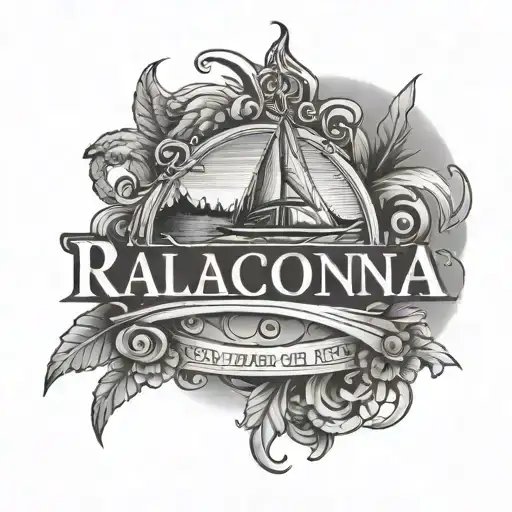 new caledonia + first name raphael tattoo design idea
