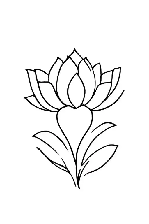 White Lotus tile from atla tattoo design idea