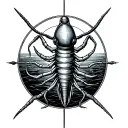 Vitruvian plankton tattoo design idea