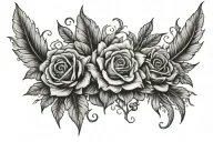 Amber names tattoo design idea