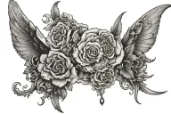 Amber names tattoo design idea