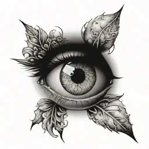 eyeball tattoo design idea