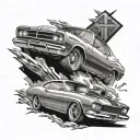 Fast And Furious tattoo design idea