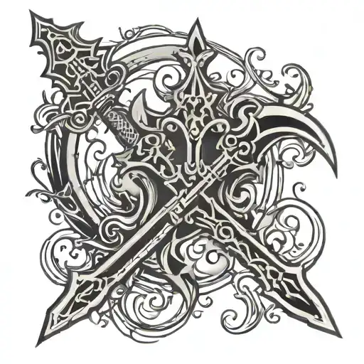 Keyblade tattoo design idea