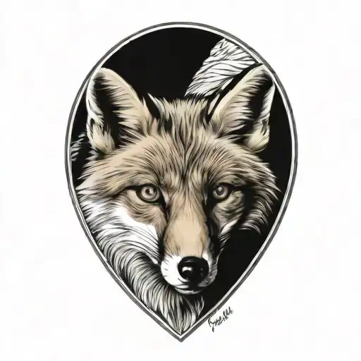 FOX tattoo design idea
