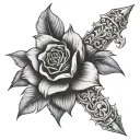 blessed fore arm tattoo tattoo design idea