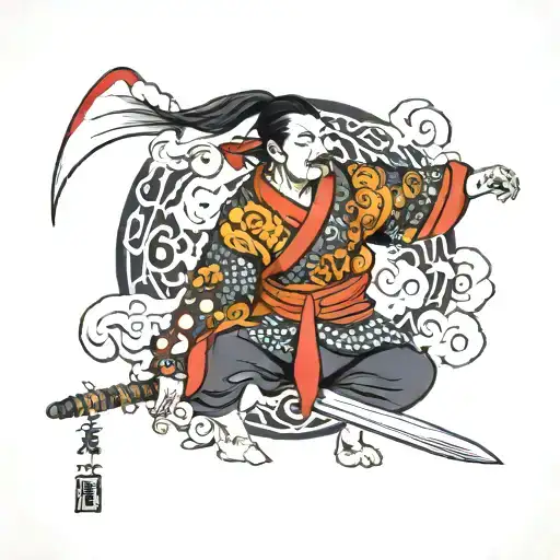 silent assassin  tattoo design idea