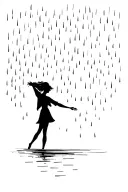 Dancing In The Rain tattoo design idea