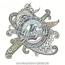 LA Dodgers Signature tattoo design idea