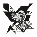 cyberism tattoo design idea