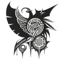 cyberism tattoo design idea