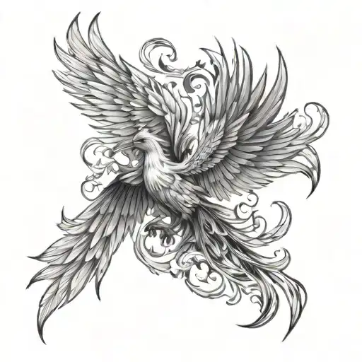 Final Fantasy Phoenix tattoo design idea