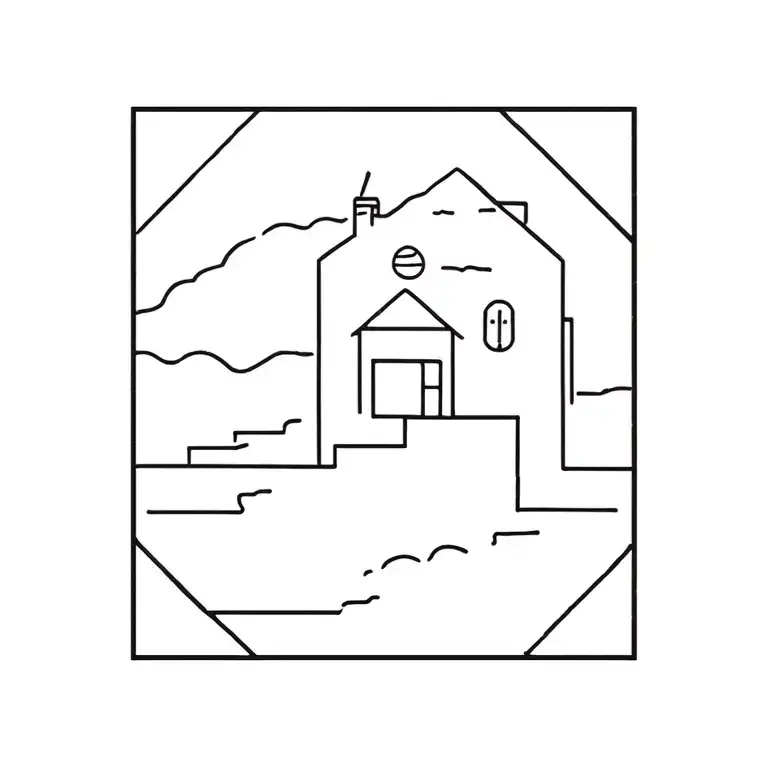 lights will guide you home tattoo design idea