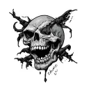 Dark Humor tattoo design idea