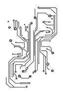 circuit board patterns tattoo design idea