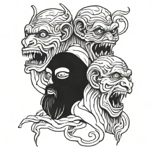 See no evil speak no evil hear no evil tattoo design idea