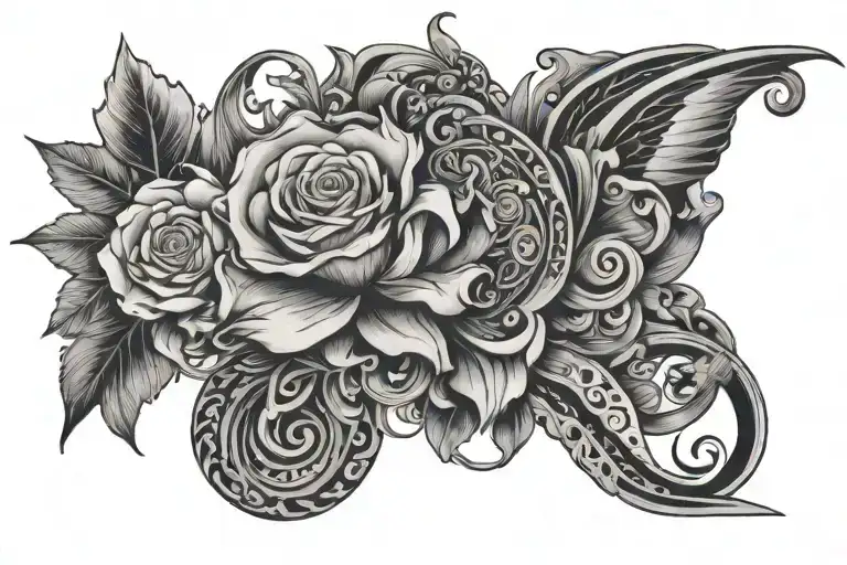 words 1of1 tattoo design idea