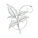 Mercury plante tattoo design idea