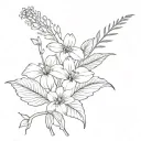 Mercury plante tattoo design idea