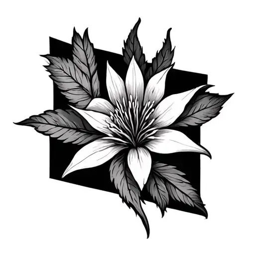 Fireweed tattoo design idea