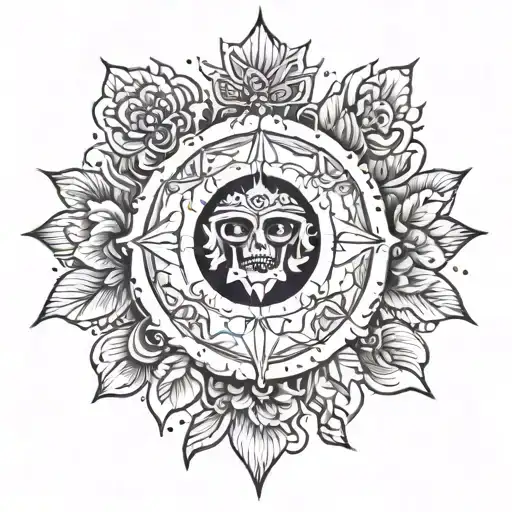 compas samara russia adopted tattoo design idea