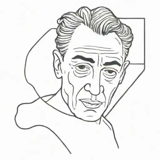 Albert Camus tattoo design idea