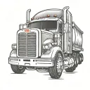 Peterbilt Logo tattoo design idea