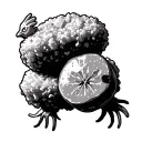 Chicken Nugget tattoo design idea