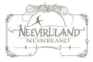The word "neverland" with peter pan theme, forearm tatoo, minimalist. tattoo design idea