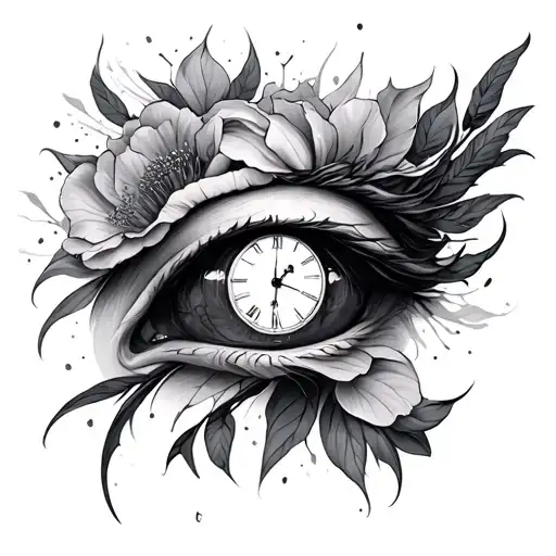 Divine Timing tattoo design idea