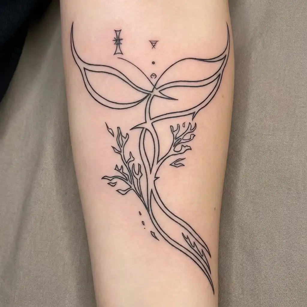 serenity courage wisdom XXX IV MCMXCVI - V XI MMXIX tattoo design idea