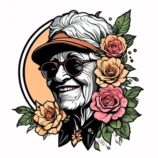 memorial tattoo grandma tattoo design idea