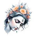 White Tara tattoo design idea